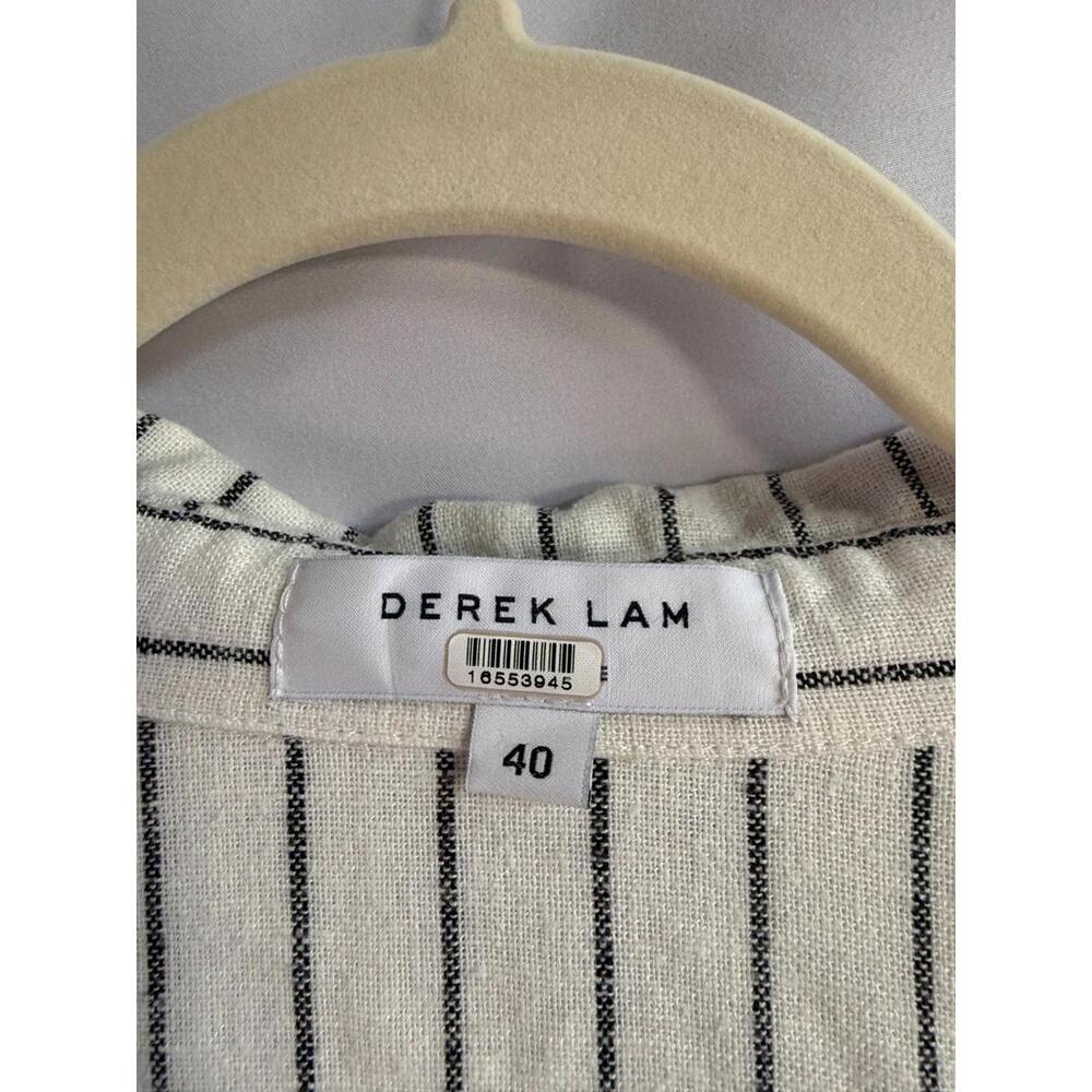 Derek Lam 10 Crosby x RTR White Knot Waist Shirt Dress Size 40 - Picture 5 of 6